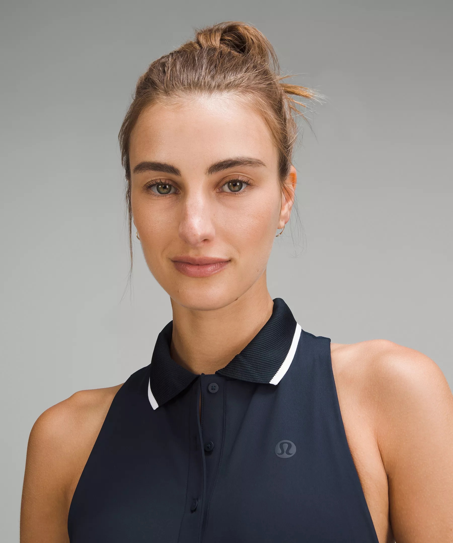 Lightweight Sleeveless Polo Tennis Dress - 3