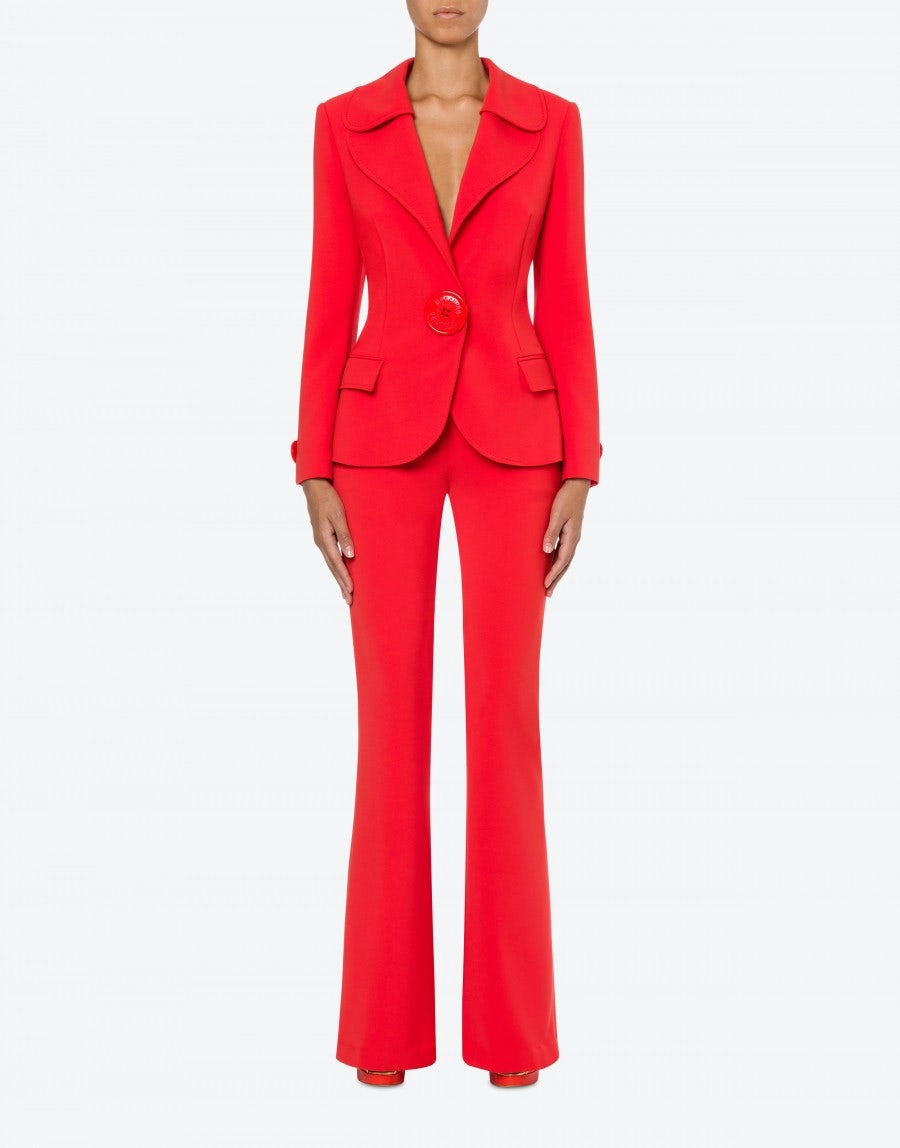 MOSCHINO BUTTON CRÊPE JACKET - 2