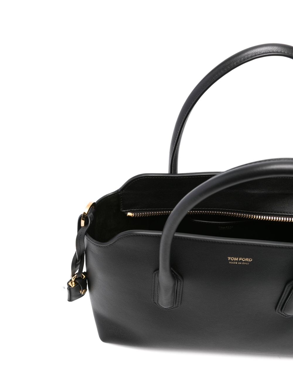 leather tote bag - 5
