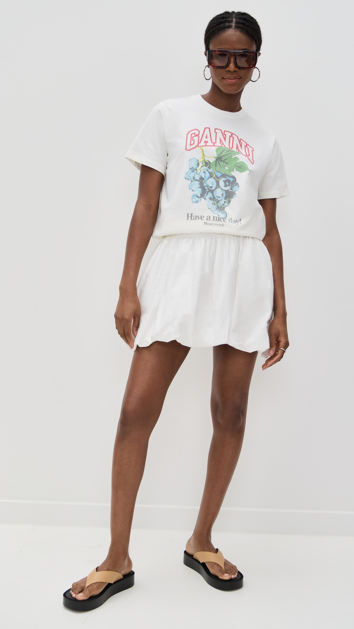 Basic Jersey Grapes Relaxed T-shirt - 4