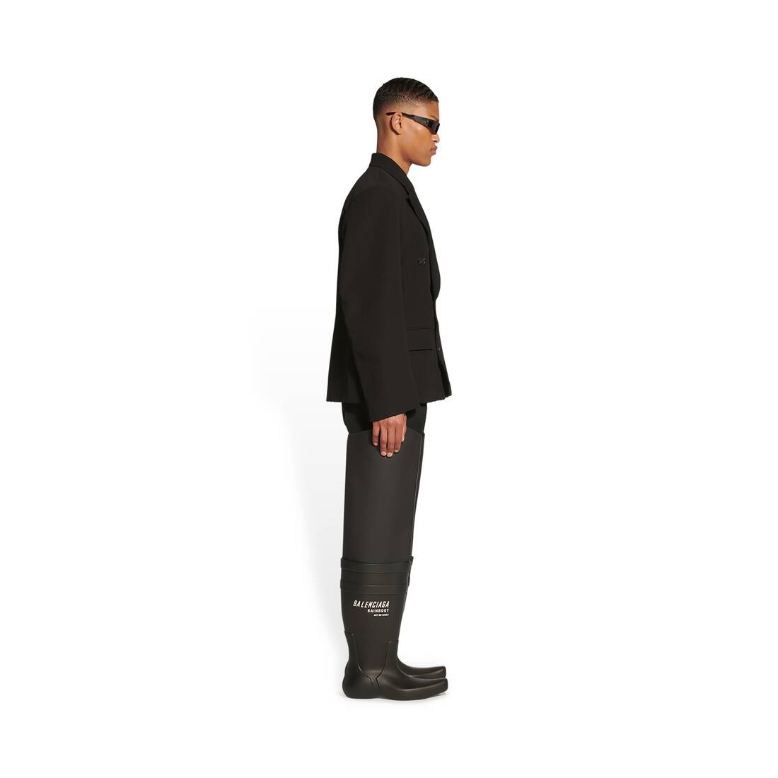 tailored peacoat jacket - 2