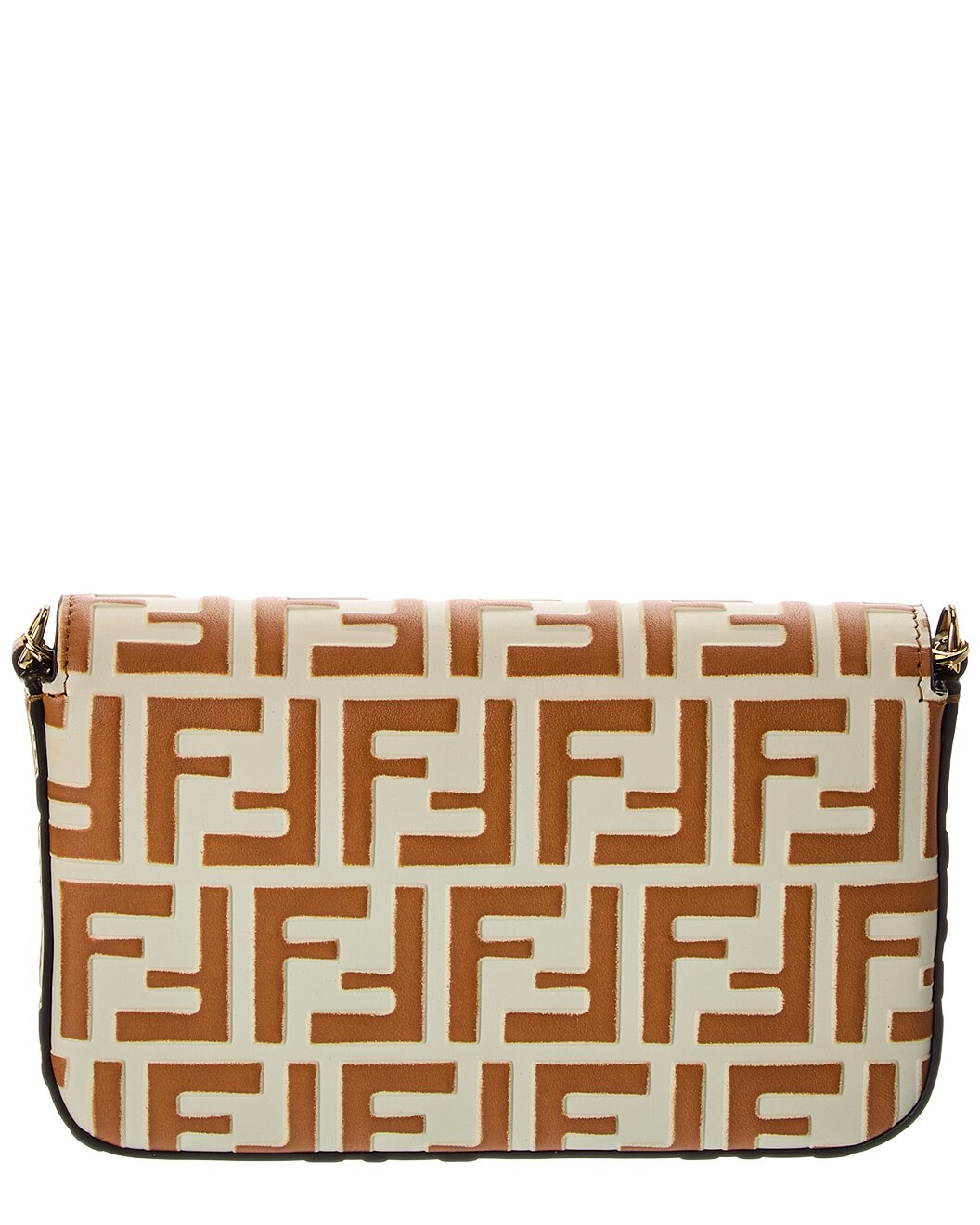 FENDI FF Diamonds Leather Wallet On Chain - 2