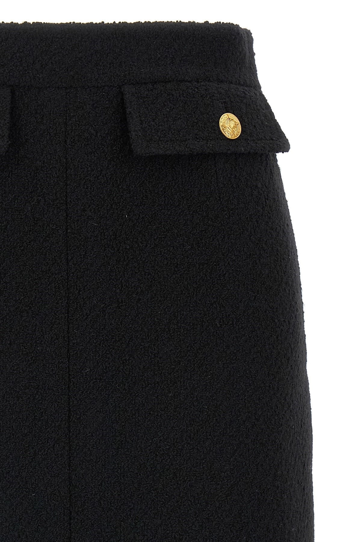 Chloé Women Bouclé Wool Skirt - 3