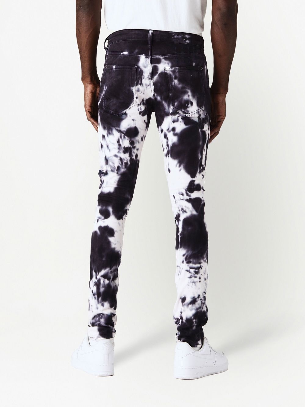 tie-dye skinny jeans - 3