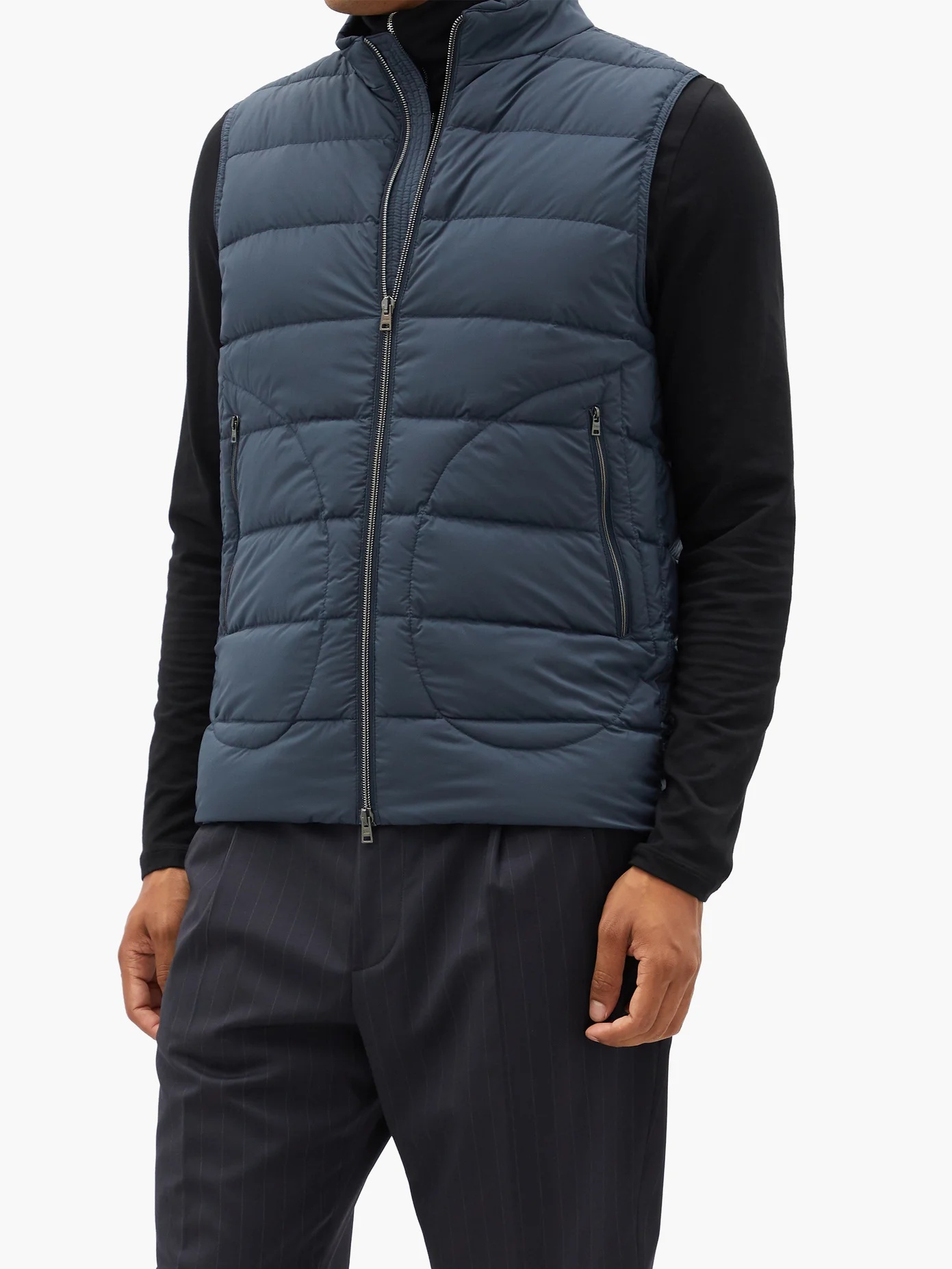 Legend quilted down gilet - 2