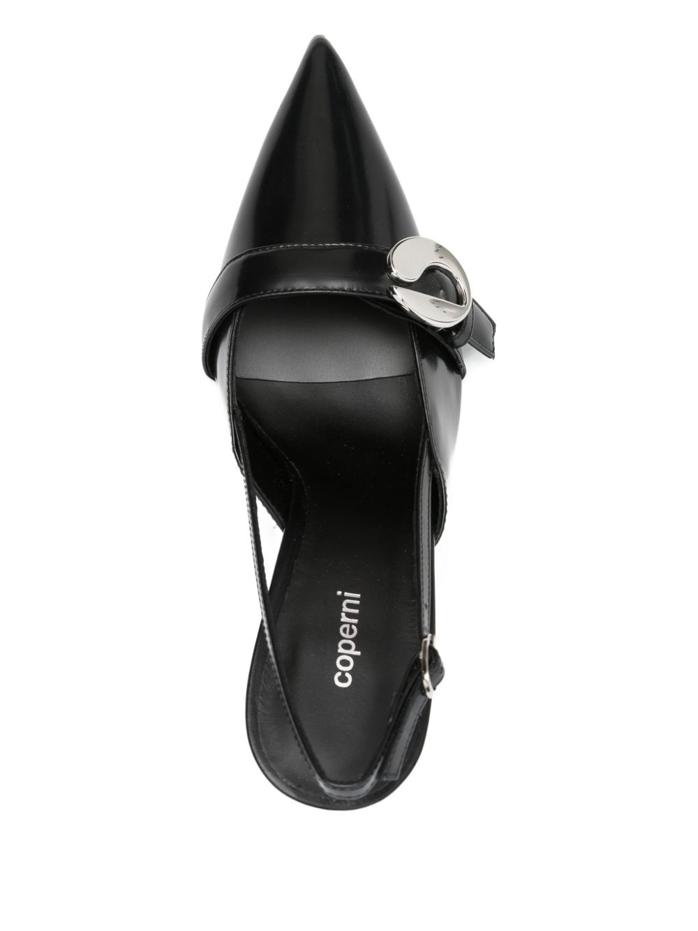 95mm slingback heeled pumps - 4