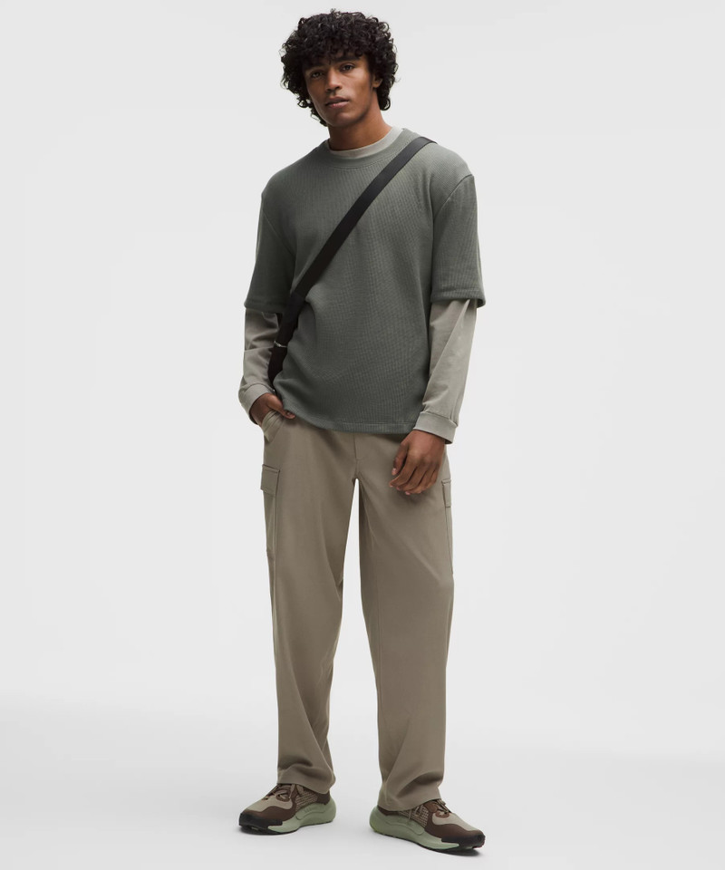 lululemon Cotton-Blend Waffle Knit Short-Sleeve Shirt outlook