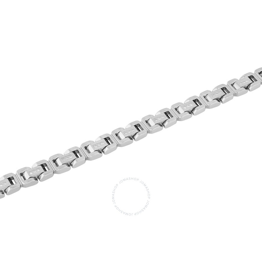 Robert Alton - Robert Alton 1/4CTW Diamond Stainless Steel Bracelet - 2