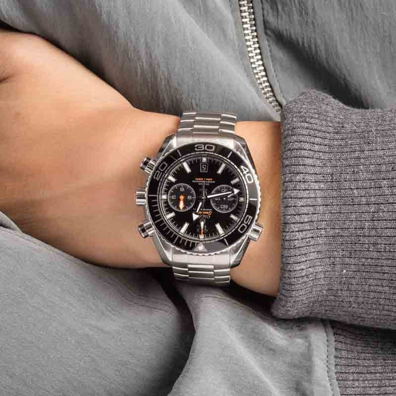 Pre-Owned Omega Seamaster Planet Ocean Black - 5