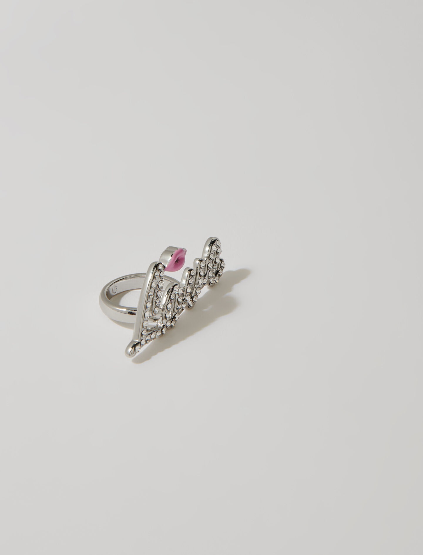 Rhinestone Love ring - 3