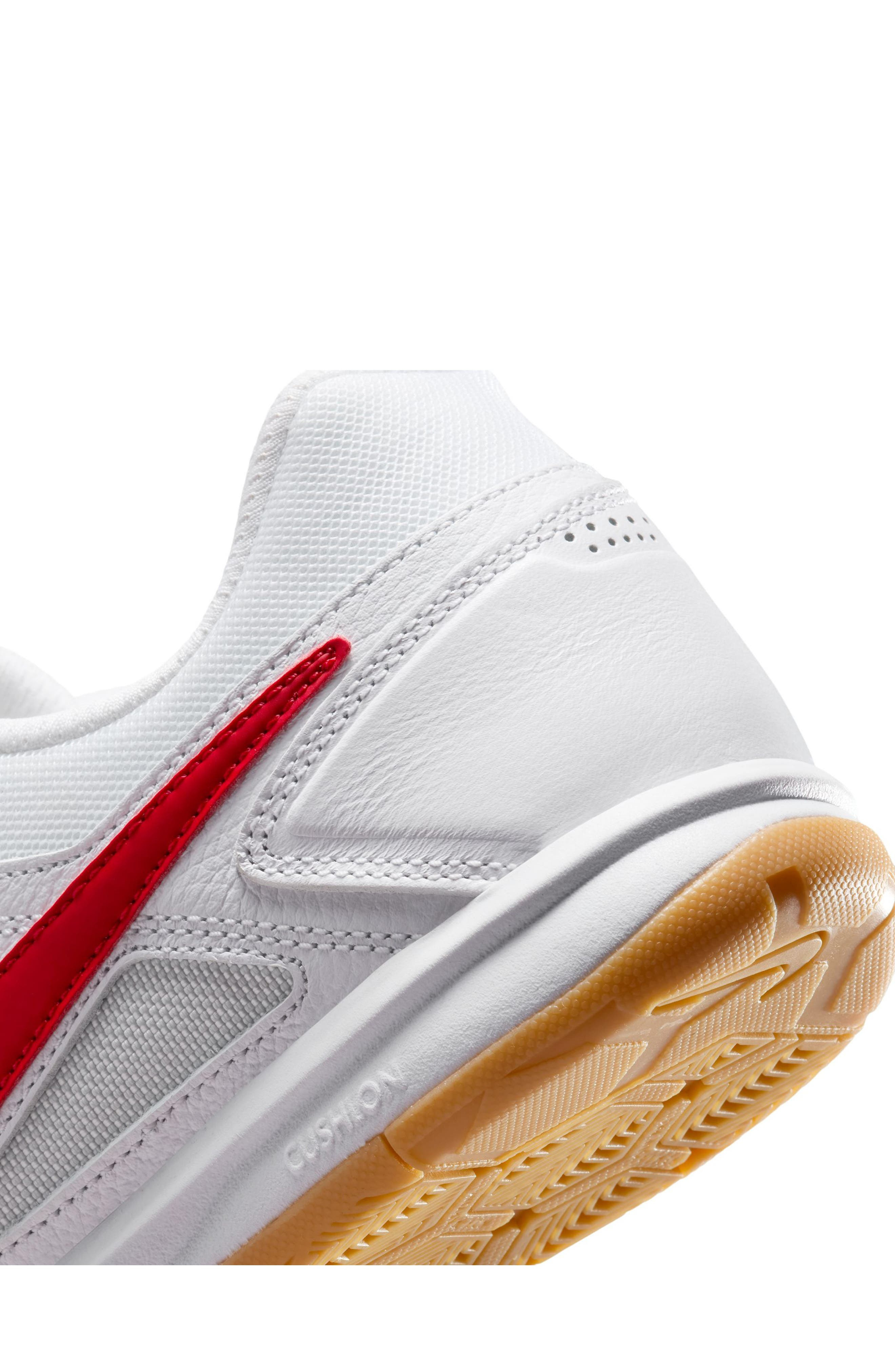 Nike Gato Soccer Sneaker in White/University Red/Yellow at Nordstrom - 8