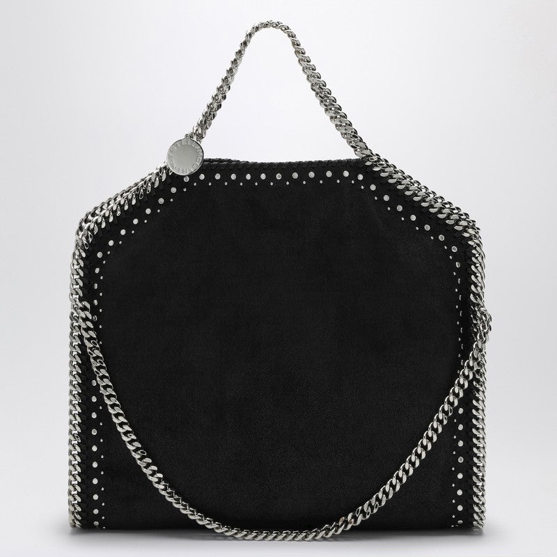 Stella Mccartney Black Falabella Fold Over Bag With Studs Women - 1