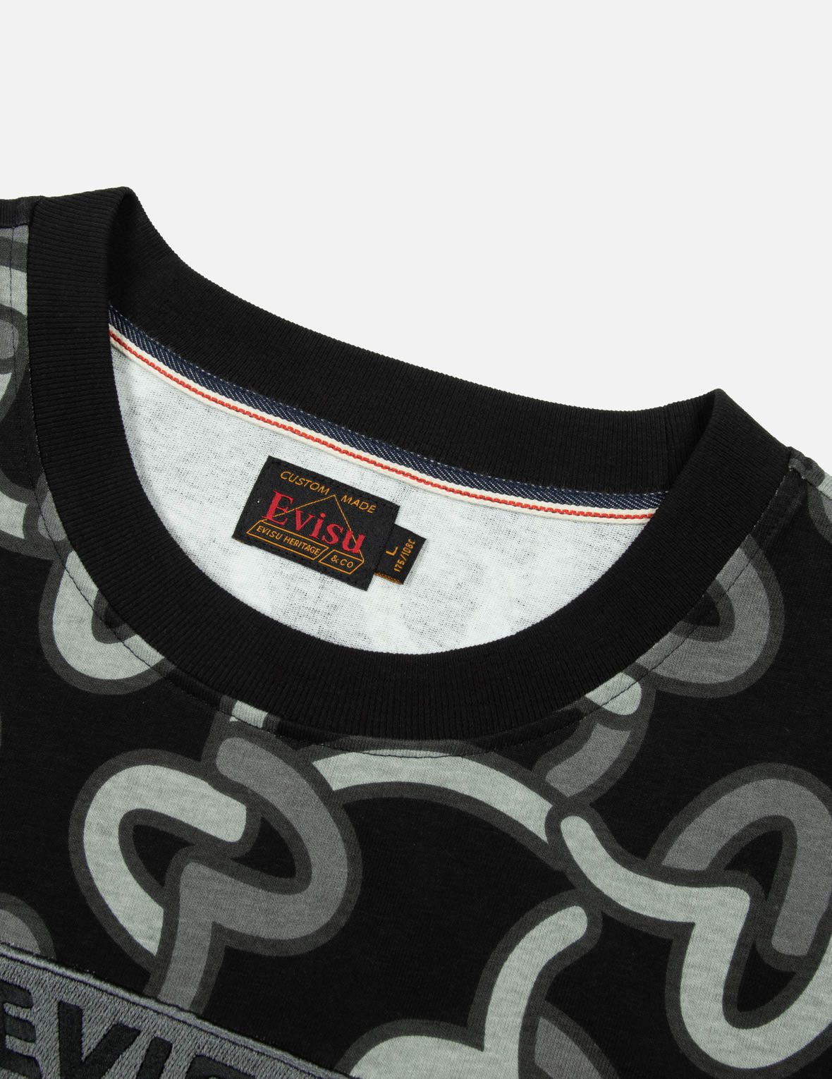 ALLOVER OVERLAPPING SEAGULL PRINT REGULAR FIT T-SHIRT - 8