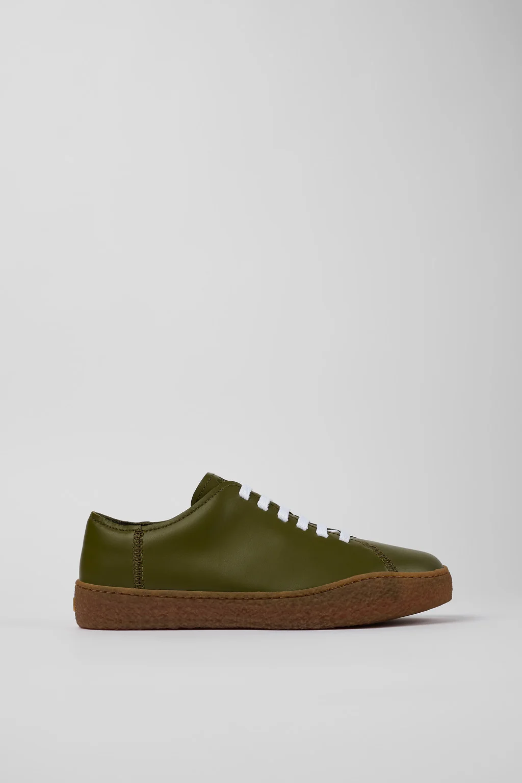 Peu Terreno Green Leather Sneaker for Men - 1