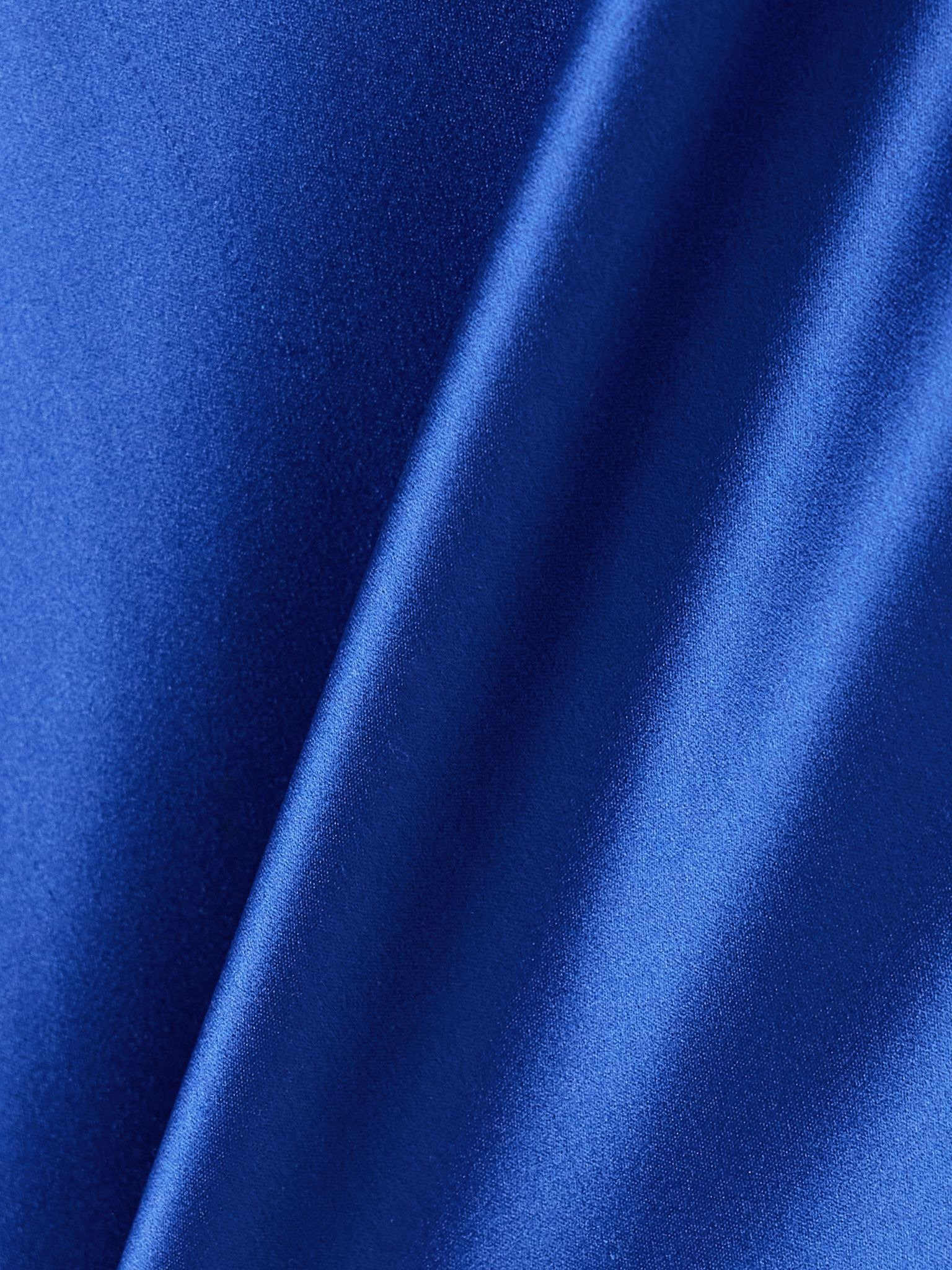 Jesaba silk-satin maxi dress Cobalt blue - 4