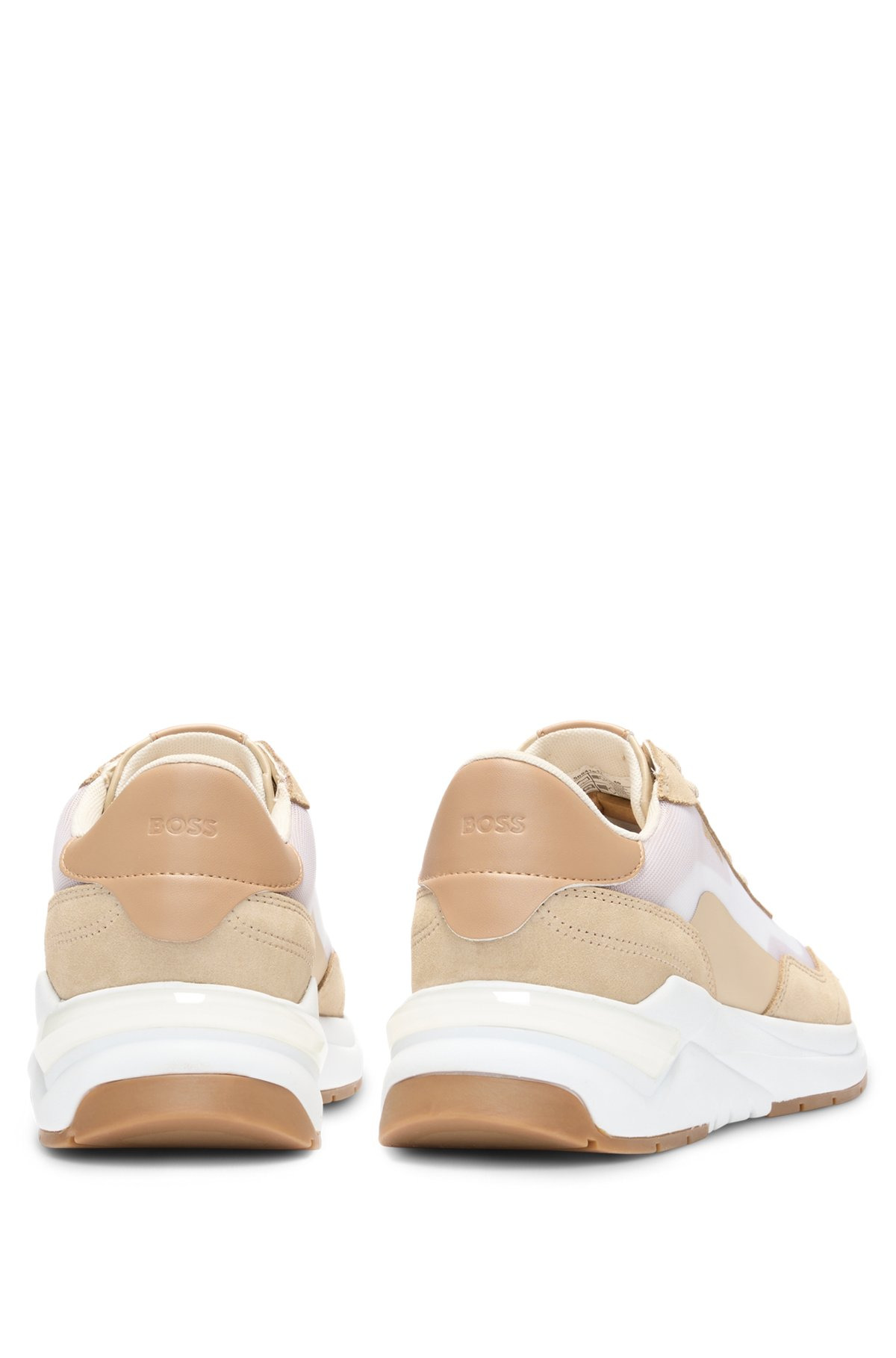 RUNNING-INSPIRED TRAINERS WITH SUEDE AND MESH - 6