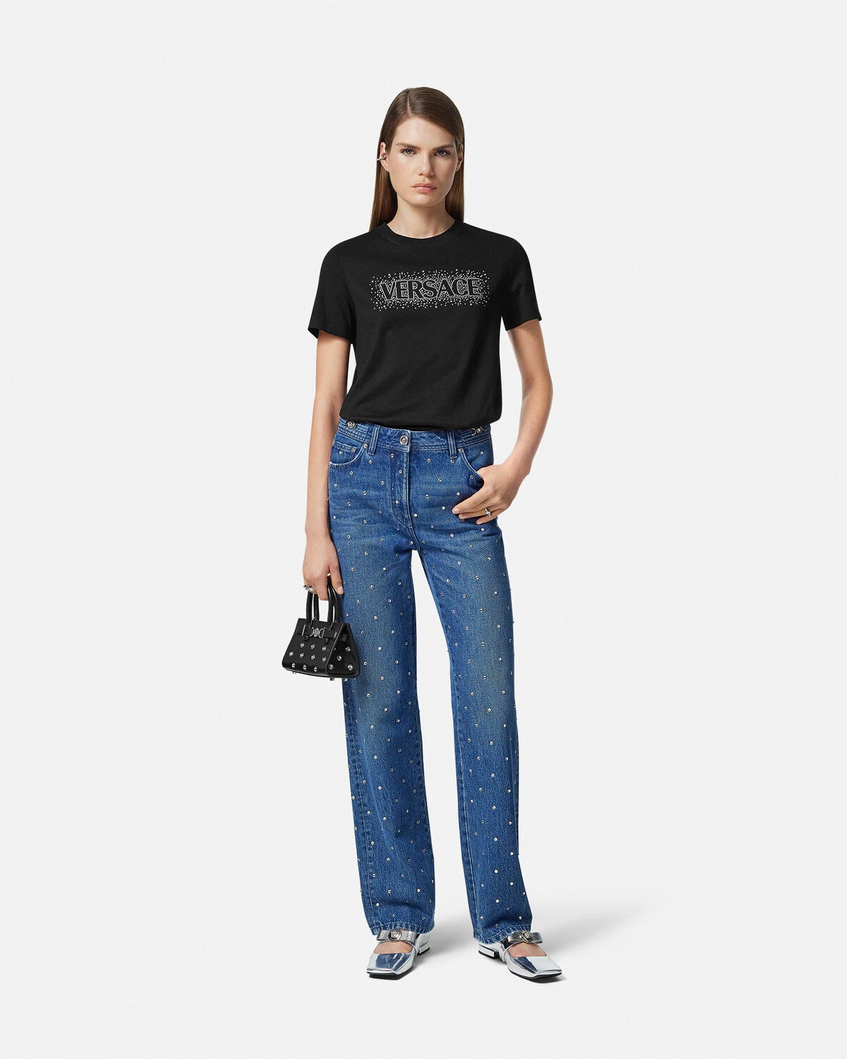 Cielo Stellato Logo Slim-Fit T-Shirt - 2