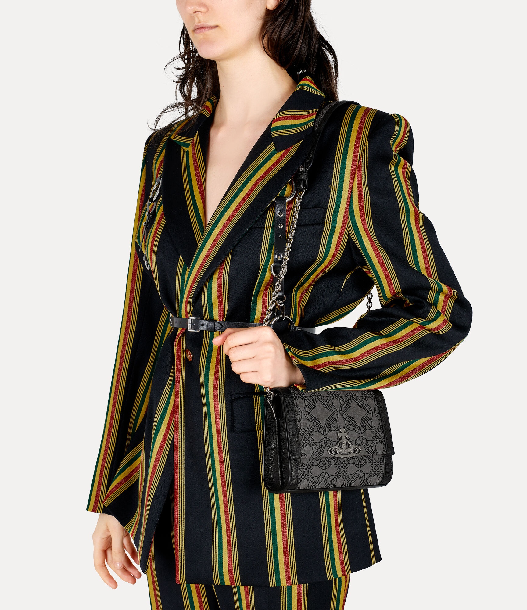 新作★vivienne westwood★LUCY Orborama ショルダーバッグ (S) Vivienne Westwood LUCY SMALL CROSSBODY BAG | REVERSIBLE
