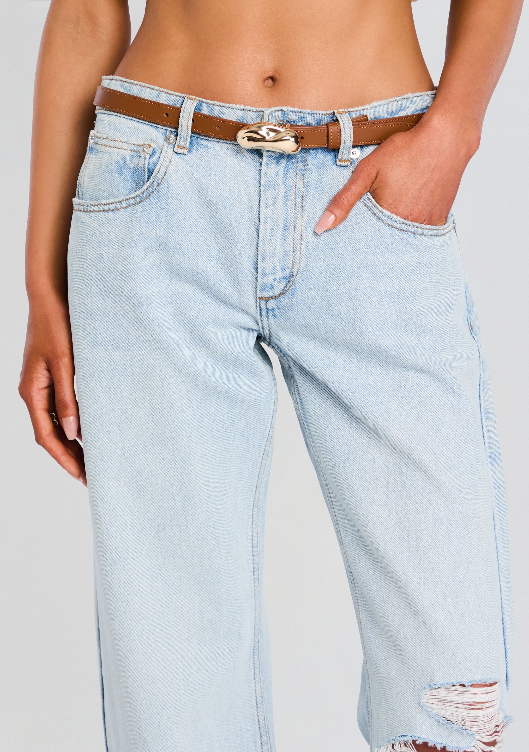 BRITNEY LEATHER BELT - 2