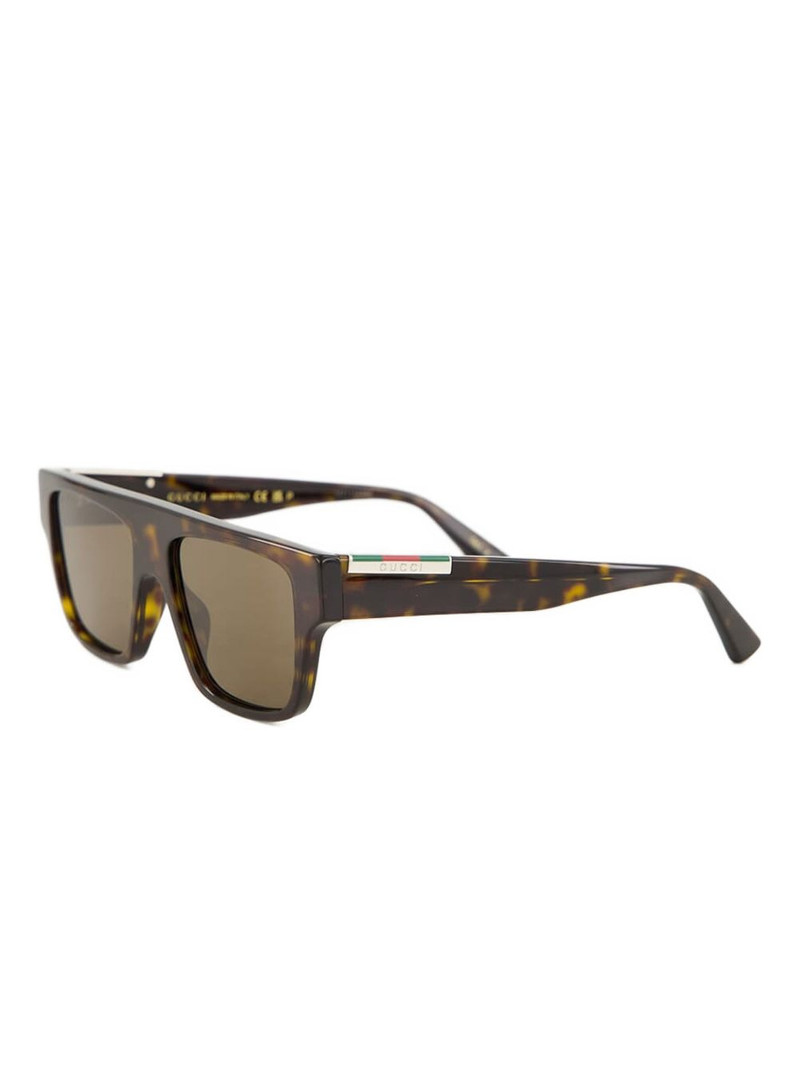 GUCCI logo square sunglasses outlook