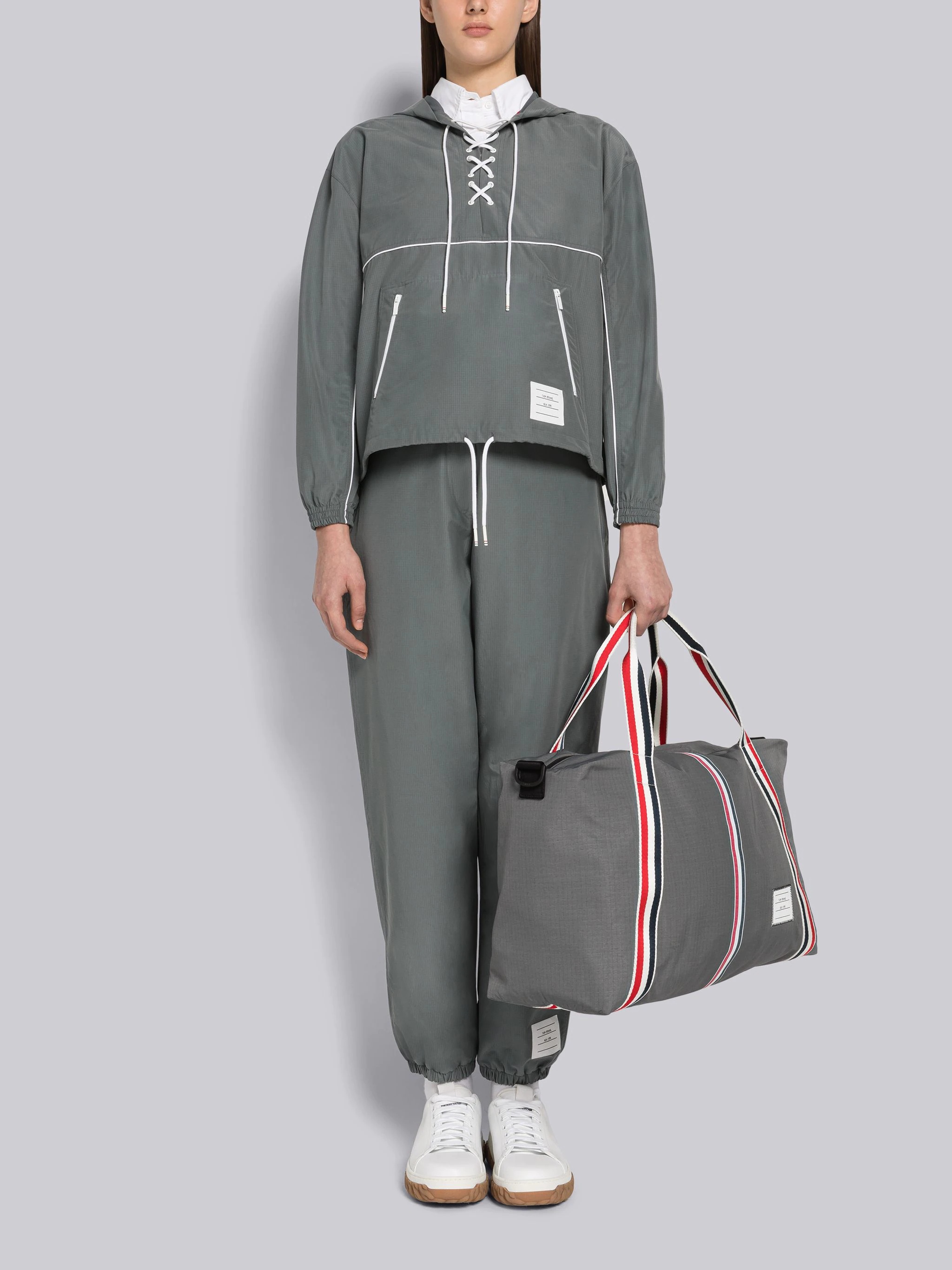 Ripstop Lace Up Track Pants - 4