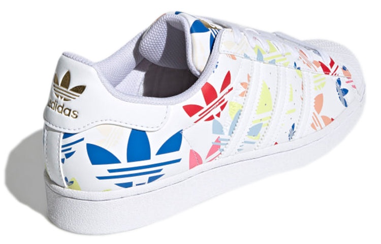 adidas Superstar 'Allover Trefoil - White Multi' H00183 - 4