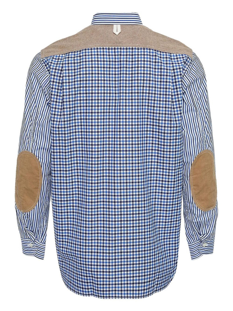 Junya Watanabe MAN striped patch shirt outlook
