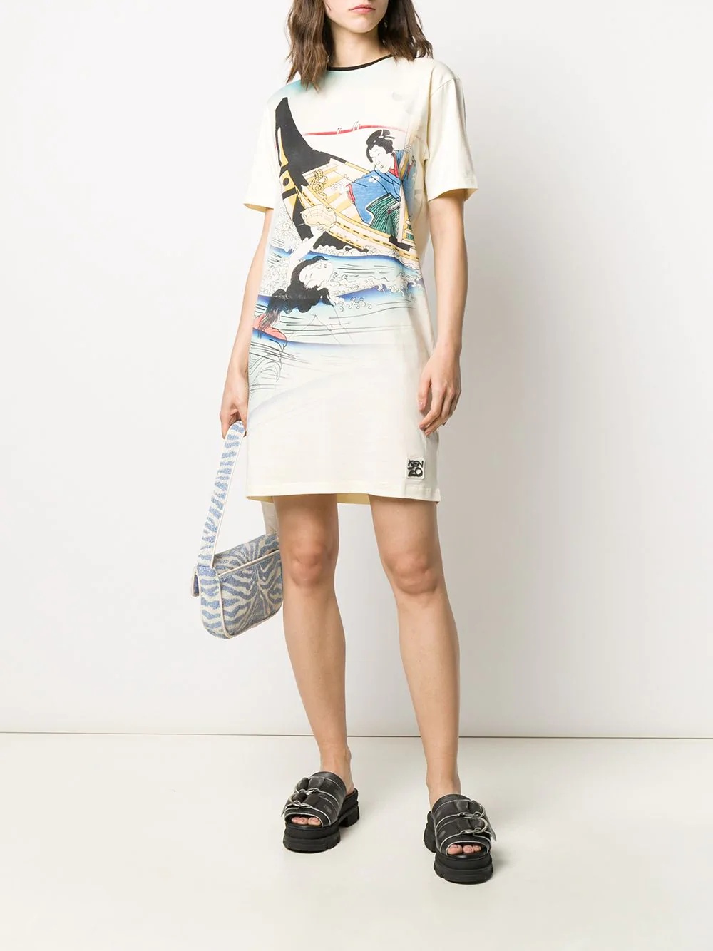 Ama printed T-shirt dress - 2