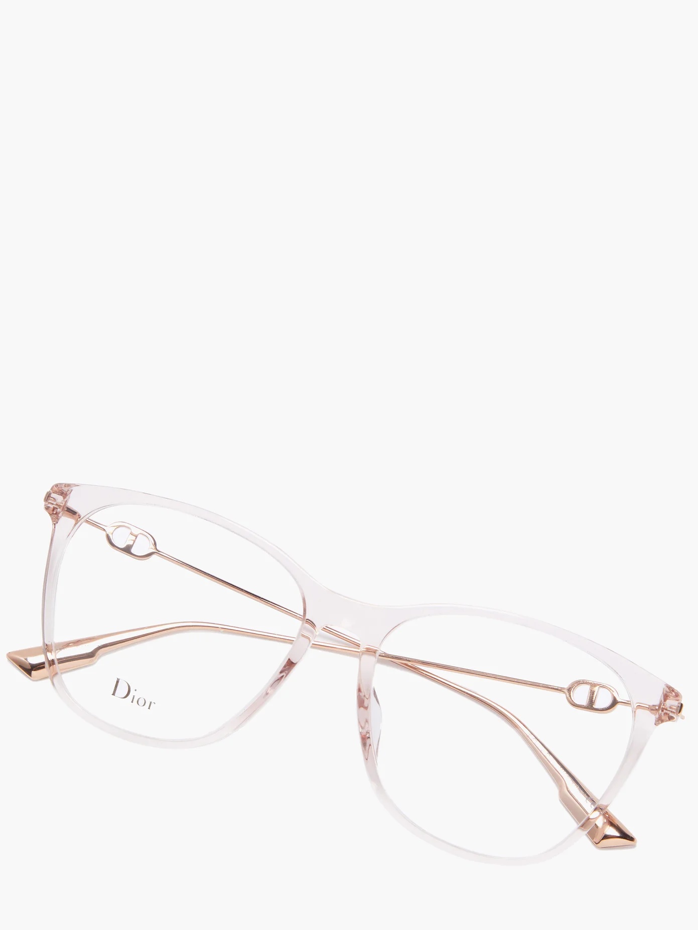 DiorSight03 round acetate and metal glasses - 2