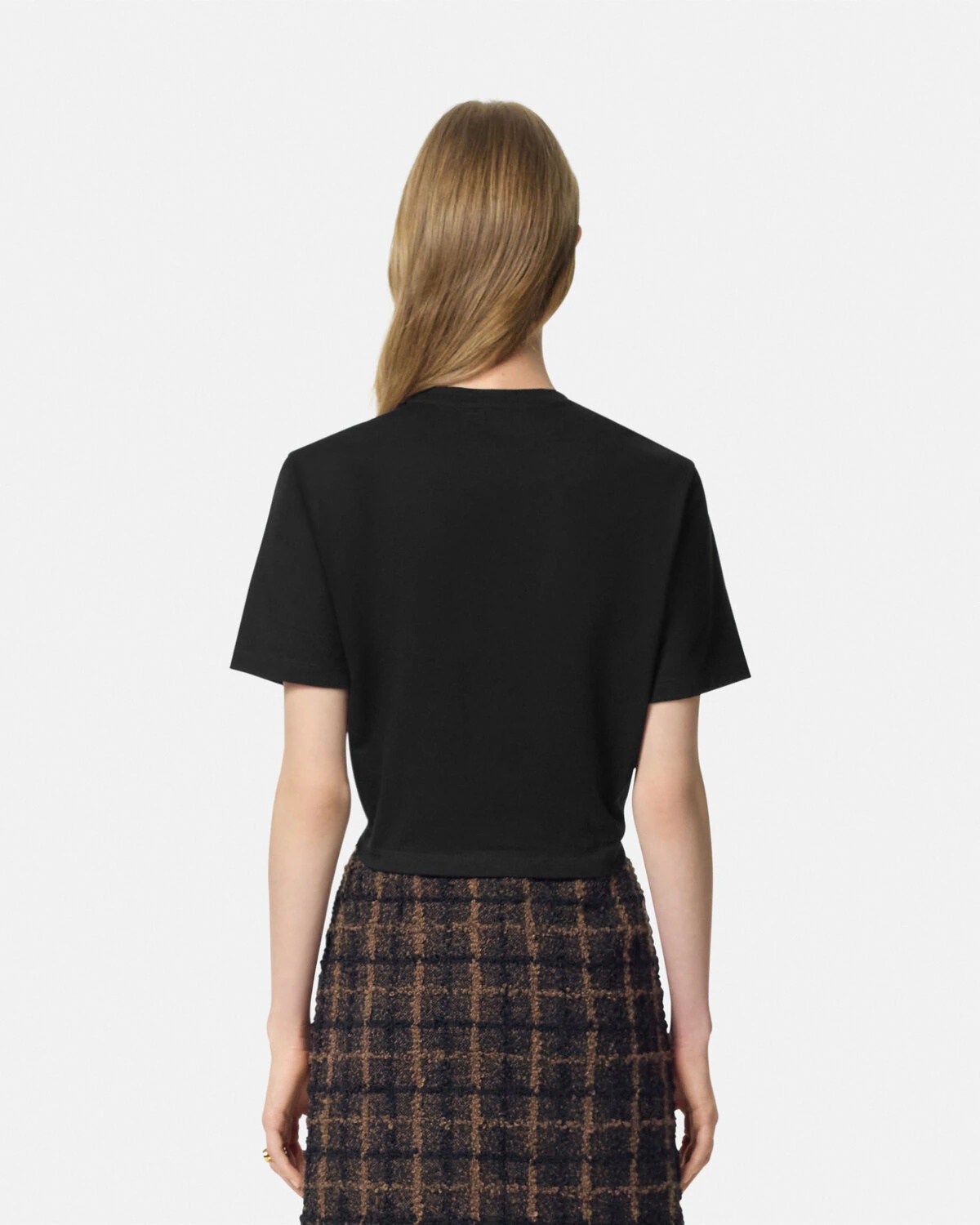 Wild Stamp Safety Pin Crop T-Shirt - 5