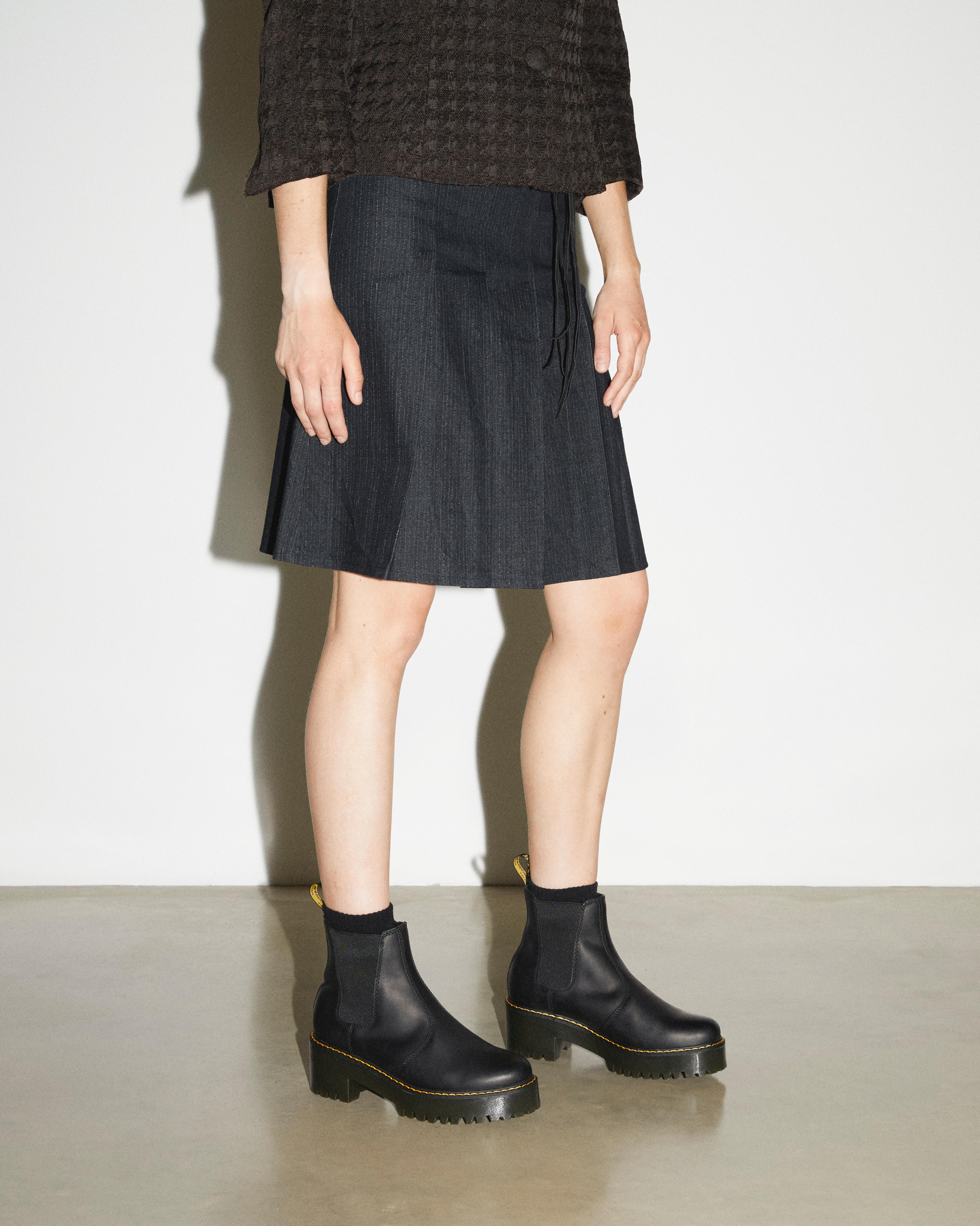 Rometty Wyoming Leather Platform Chelsea Boots - 2