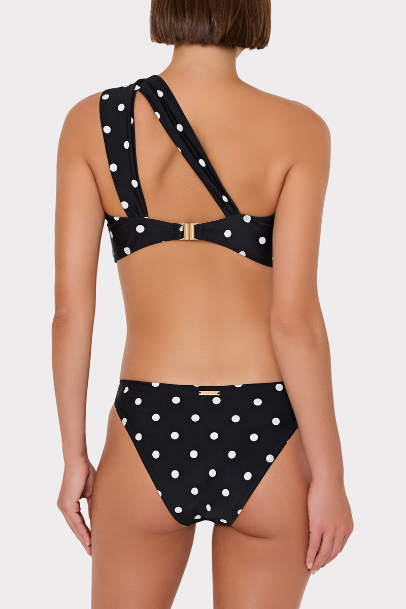 Olivia Polka Dot Draped Bandeau Top 7