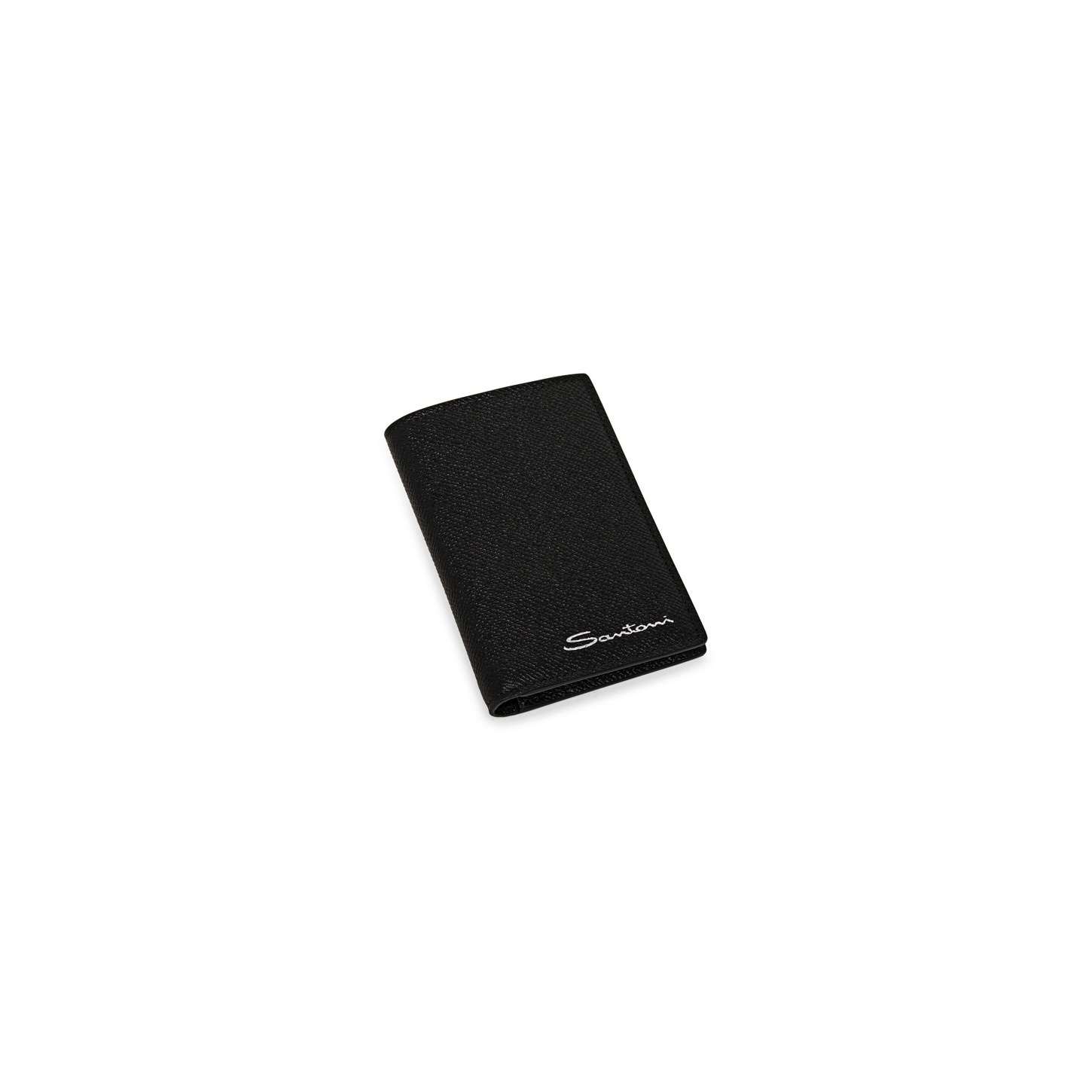 Black saffiano leather vertical wallet - 5
