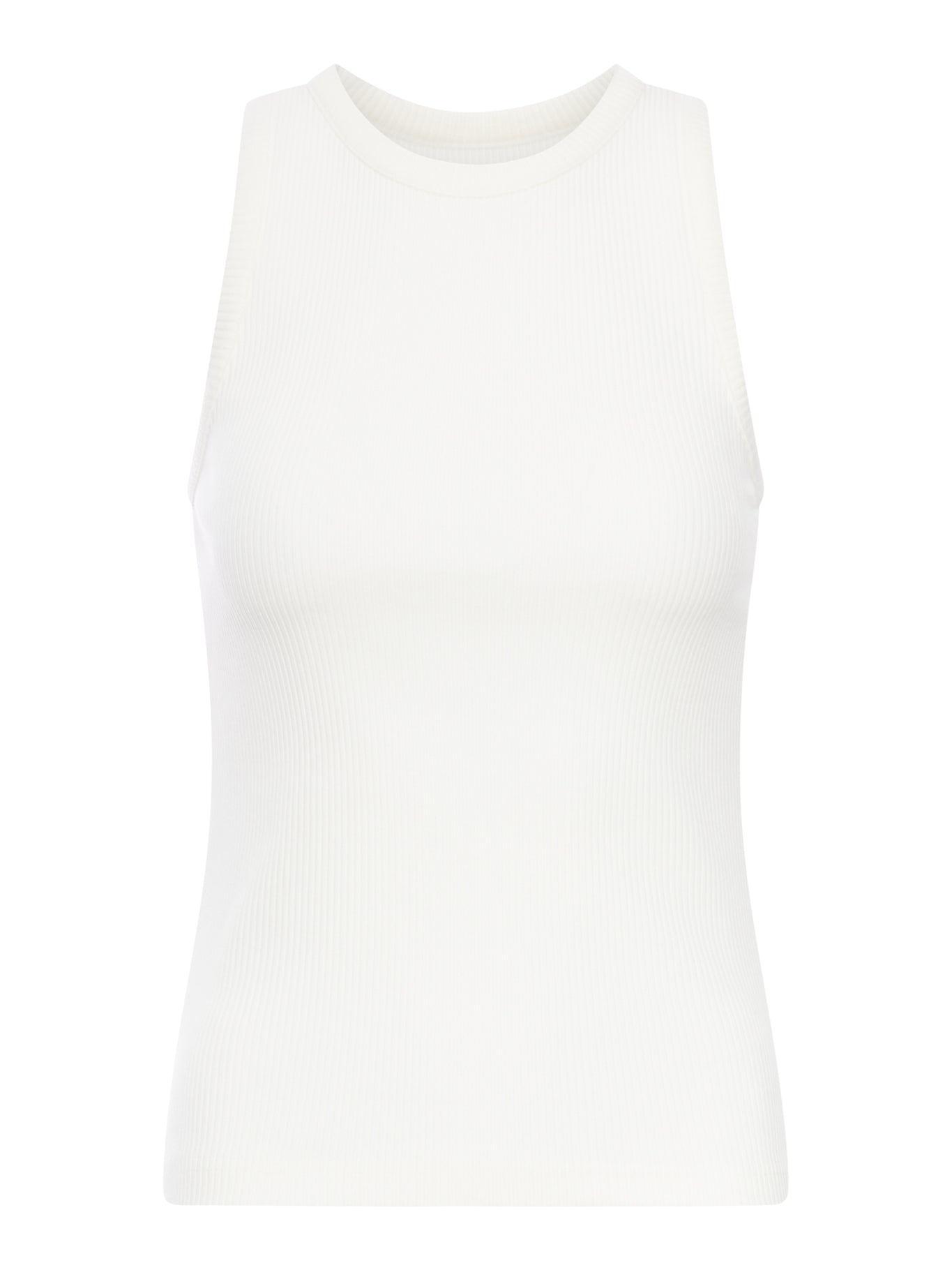 RIBBED COTTON TANK TOP - 2
