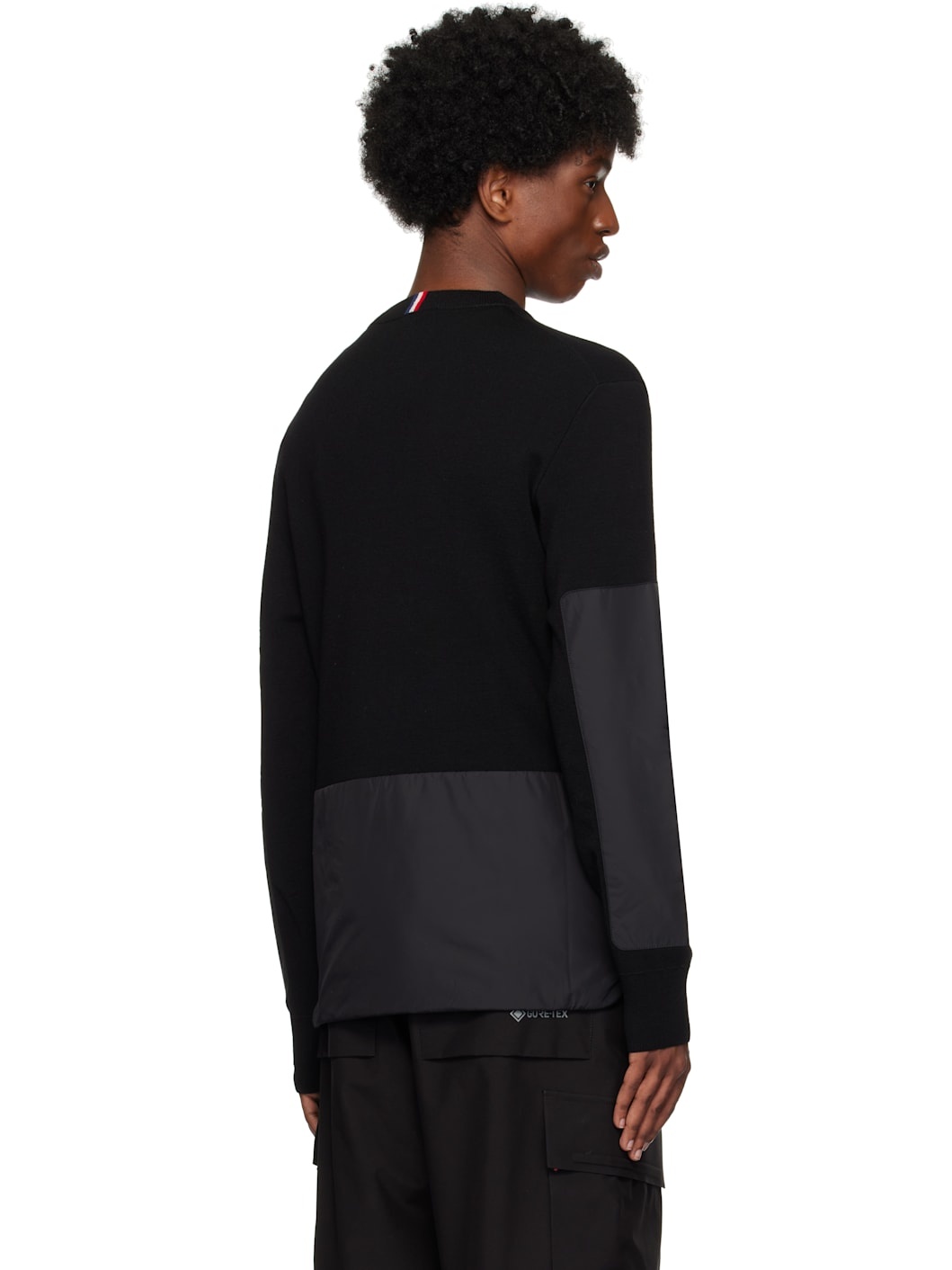 Black Girocollo Tricot Sweater - 3