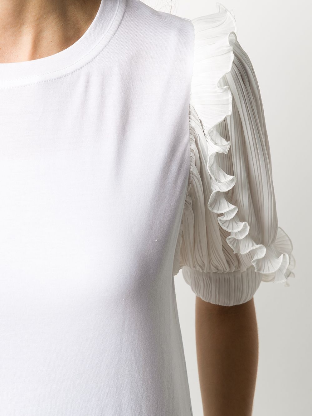 puff-sleeve T-shirt - 5