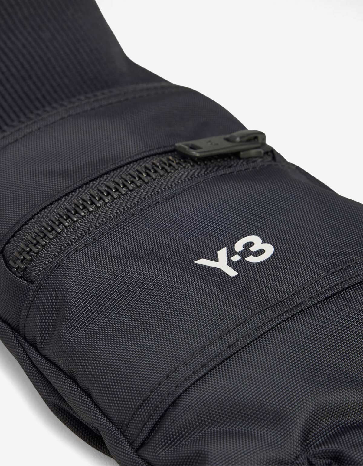 Y-3 Black Nylon Gloves - 2