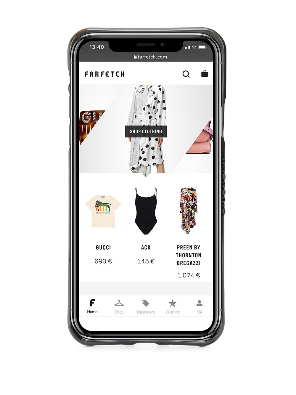 logo print iPhone X/XS case - 2