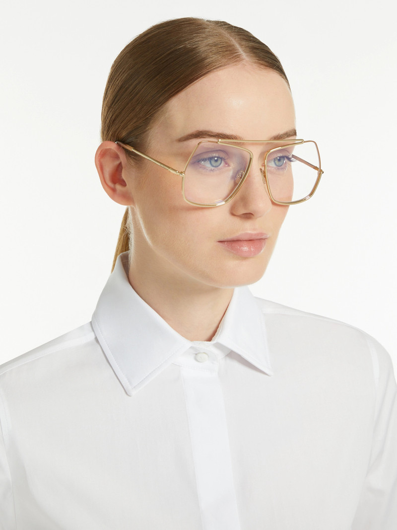 ELSAV Square metallic sunglasses - GOLD 4