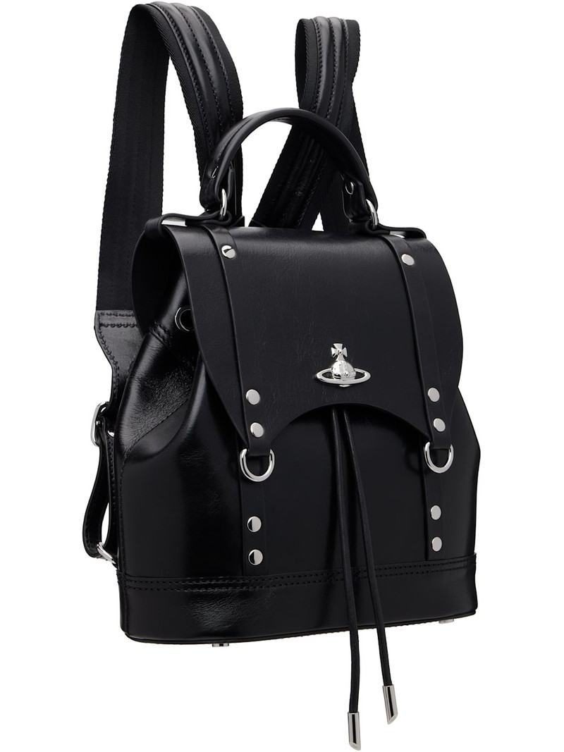 Vivienne Westwood Black Max Small Backpack outlook