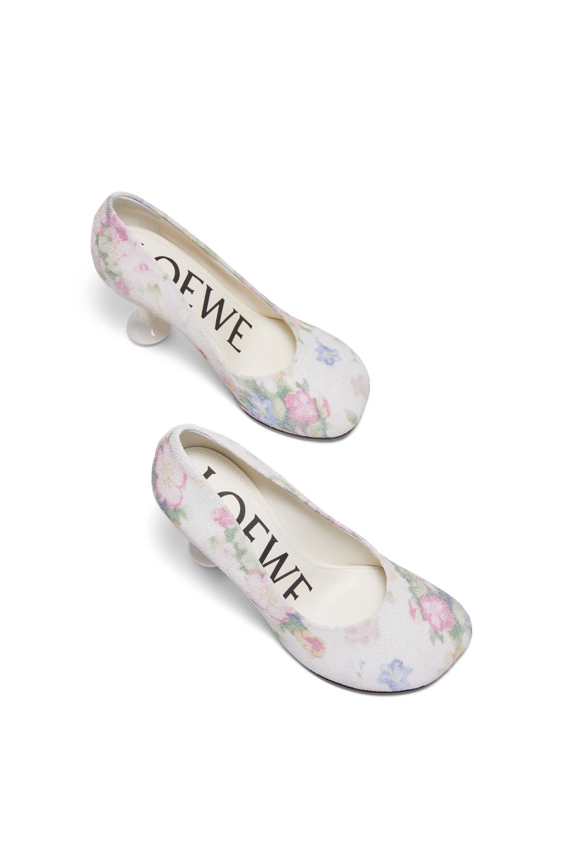 Toy pump in brushed suede 4