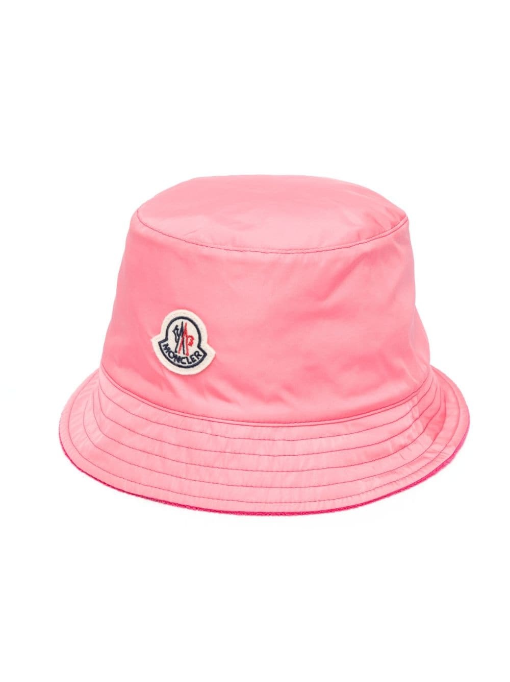 reversible logo-patch bucket hat - 3