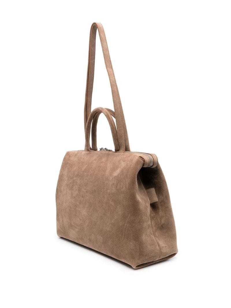 suede tote bag - 3