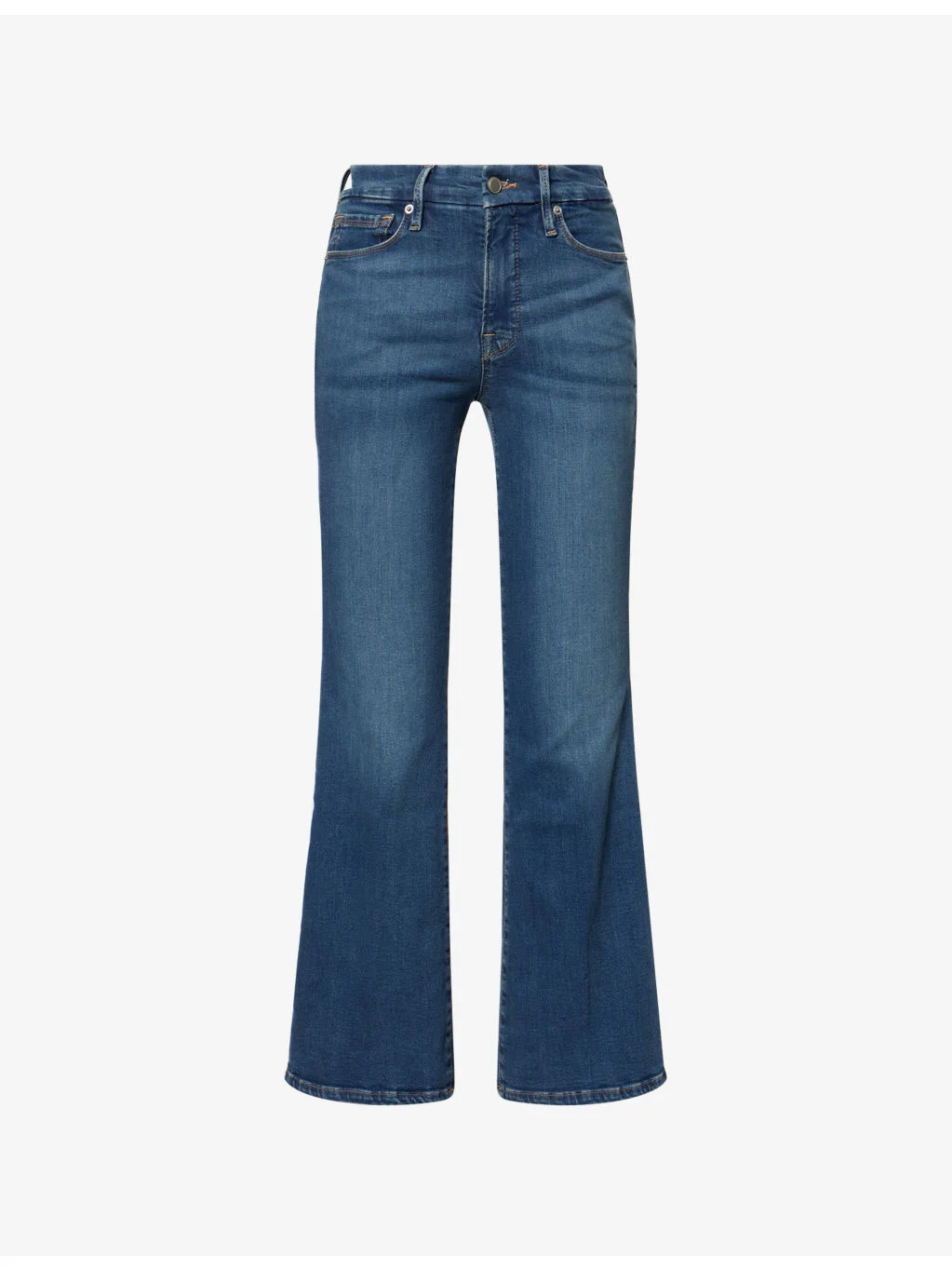 Good Petite Flare Stretch-Denim Jeans - 1