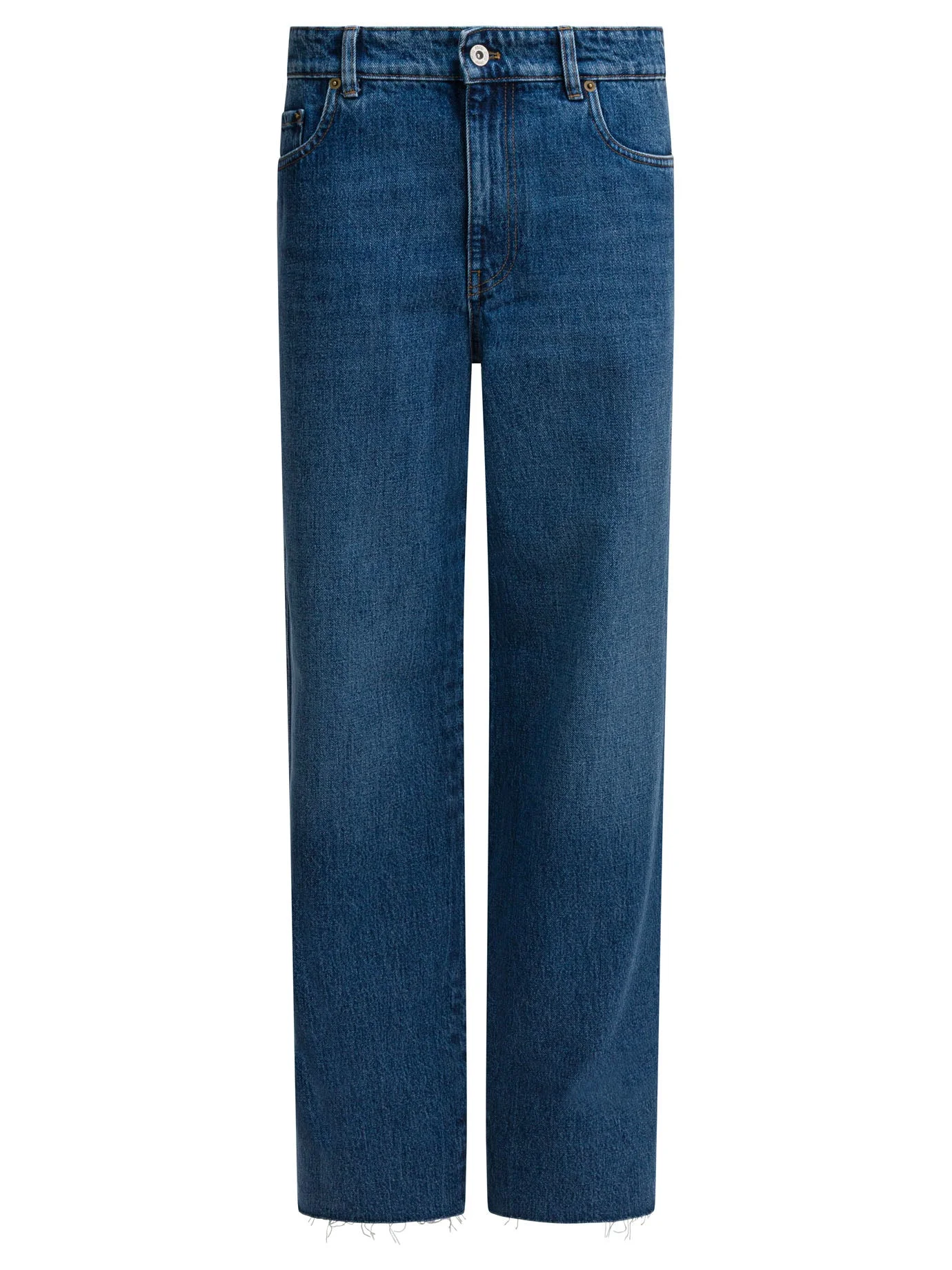 Miu Miu Five-pocket Wide-leg Jeans - 1