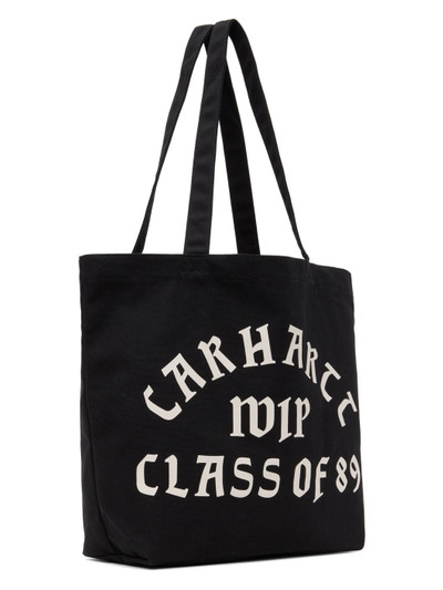 Carhartt Black Canvas Graphic Tote outlook