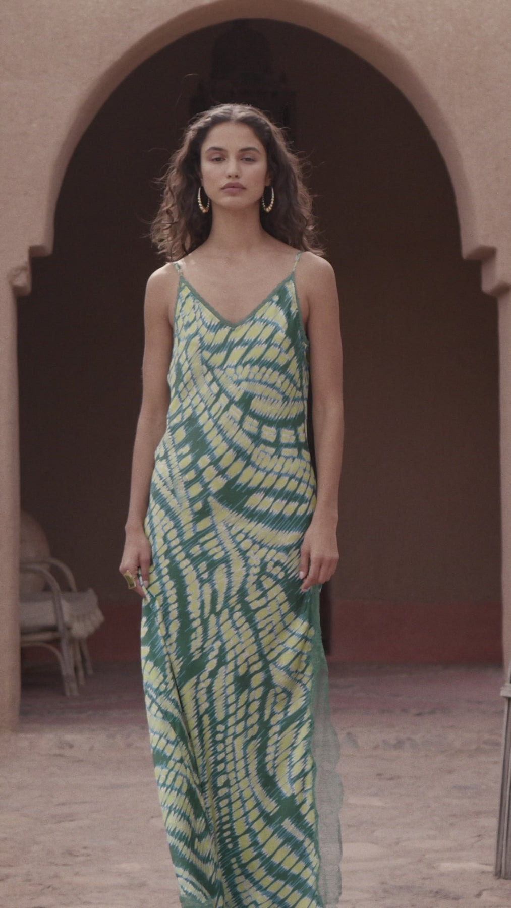 Long Dress Lucia - Green Kalina - 5