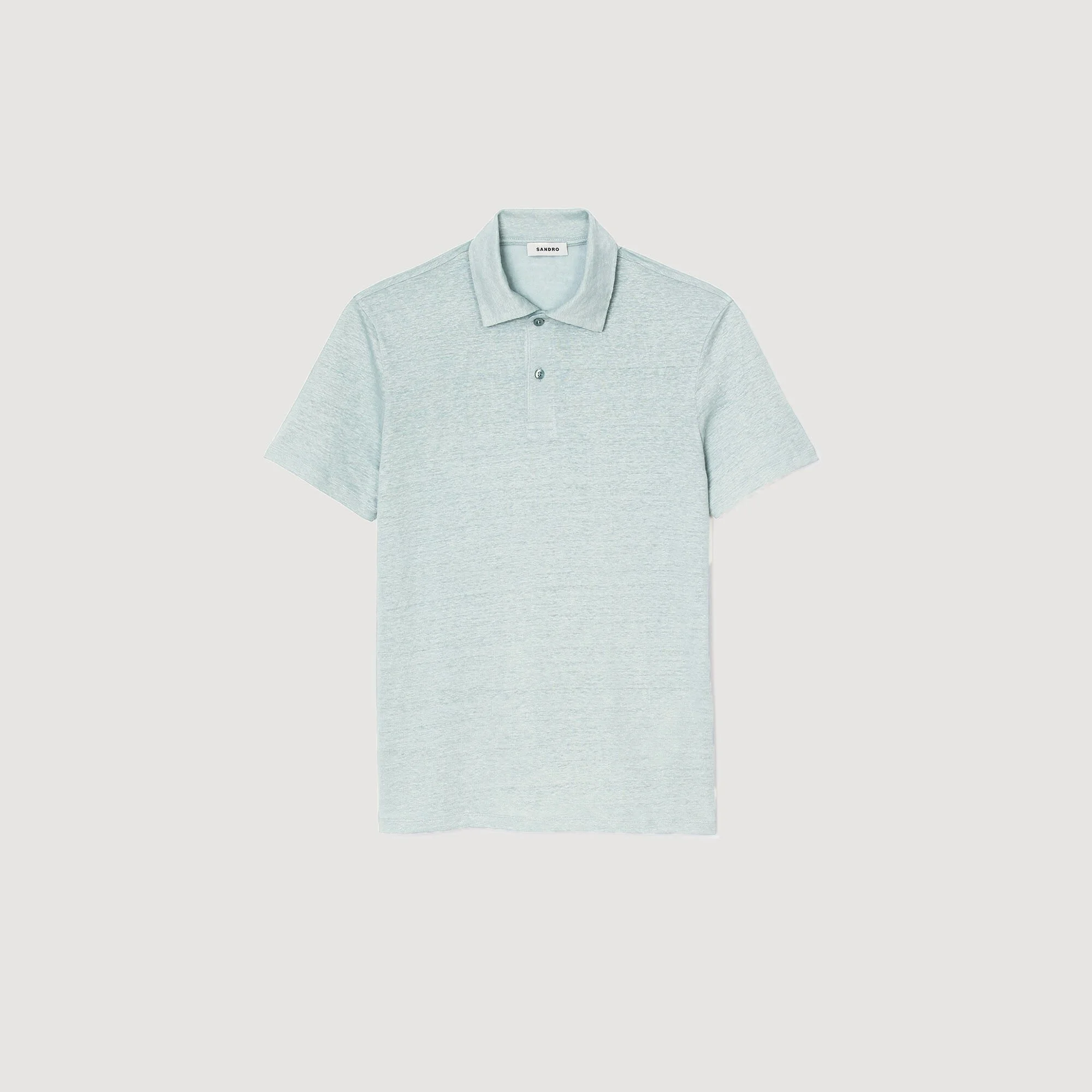LINEN POLO SHIRT - 1