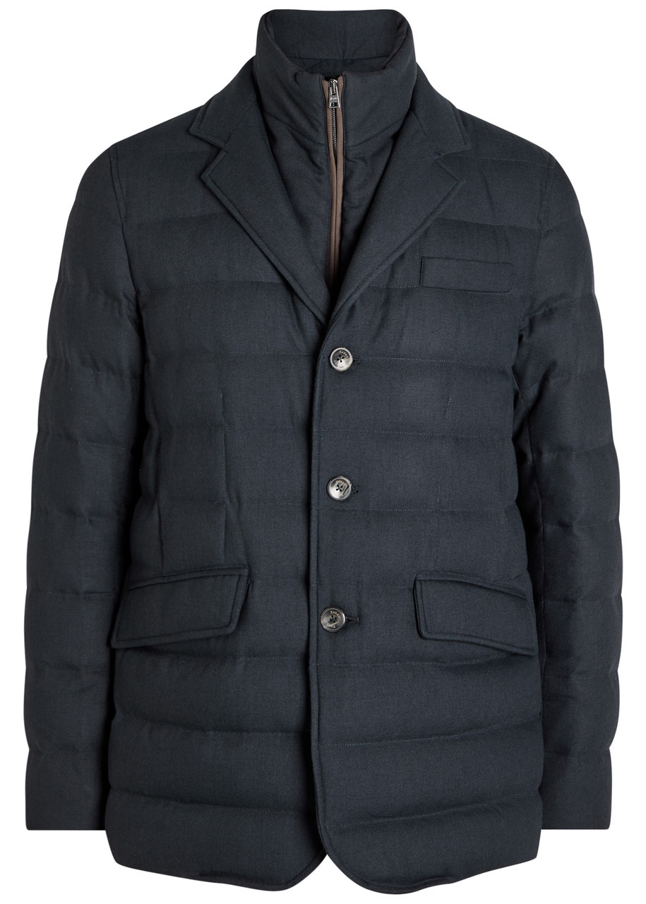 Herno Padded Woven Coat - 1