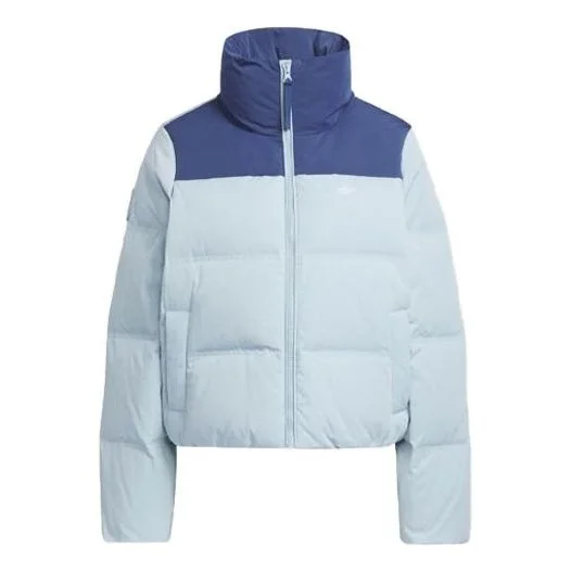 (WMNS) adidas Originals Short Down Jacket 'Blue' IU4814 - 1